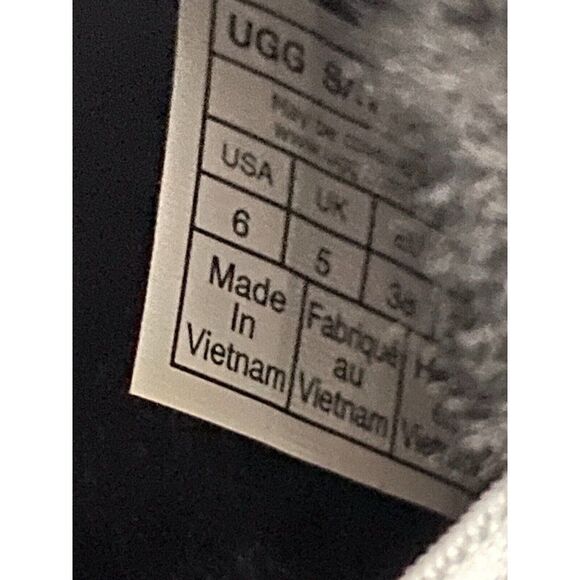 UGG Fluff Yeah Ruby Black Slide Slippers 1098494 Women’s Size 6 Box No Lid NEW - Picture 12 of 13